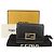 Fendi Cartera Baguette Micro Trifold Negra