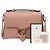 Gucci Borsa a tracolla e mano in pelle rosa con catena GG Interlocking