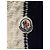 Moncler Navy Ivory Zweifarbiger Zopfstrickpullover mit Badge-Logo - Ansicht 3