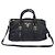 Prada Black Tessuto Nylon Soft Calfskin Lettering Logo