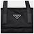 Prada Borsa Tote in Nylon e Pelle Saffiano Nera - vista 2