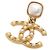 Chanel Orecchini Pearl Drop Gold CC da donna Season - vista 2