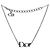 Dior Bracelete Horizontal de Prata