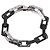 Louis Vuitton Bracciale a catena Monogram Nero Argento