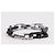 Louis Vuitton Bracciale a catena Monogram Nero Argento - vista 2