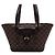 Louis Vuitton Borsa Tote e Borsa a Spalla Manosque PM in Tela Damier Ebene - vista 2