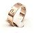 Anillo Cartier Love Oro Rosa - vista 4
