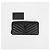 Autre Marque Cassandra Black Monogram Matelassé Zip Wallet Black - Ansicht 10