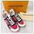 Louis Vuitton Sneakers Runaway Gold Red - vista 2
