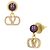 Valentino Orecchini a goccia Garavani Logo Crystal Pearl