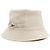 Hermès Cappello a secchiello in lino bianco con dettaglio in palladio - vista 2