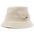 Hermès Cappello a secchiello in lino bianco con dettaglio in palladio - vista 3