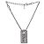 Dior Pulseira de Prata com Placa Cúbica