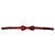 Dolce & Gabbana Papillon da uomo in jacquard di seta rossa con collo regolabile - vista 3