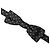 Dolce & Gabbana Papillon regolabile da uomo Dark Gray Silk Fantasy - vista 2