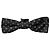 Dolce & Gabbana Papillon regolabile da uomo Dark Gray Silk Fantasy - vista 5
