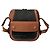 Balenciaga Borsa a tracolla verticale in pelle esotica nero e marrone - vista 3