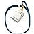 Dolce & Gabbana Capa para Airpods em couro de bezerro branco e azul com logo e alça - vista 4