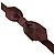 Dolce & Gabbana Papillon Slim regolabile in seta Red Bordeaux - vista 2