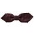 Dolce & Gabbana Papillon Slim regolabile in seta Red Bordeaux - vista 3