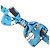 Dolce & Gabbana Papillon Blue Jazz Club in Seta con Collo Regolabile - vista 2