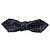 Dolce & Gabbana Papillon regolabile da uomo in seta a pois blu - vista 3