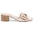 Fendi Baguette Leder-Slipper mit mittlerem Absatz