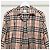 Camicia Burberry a quadri beige in cotone - vista 4