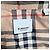 Camicia Burberry a quadri beige in cotone - vista 6
