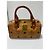 MCM Bolsa Mini Boston Visetos Cognac - vista 2