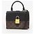 Louis Vuitton Monogram Canvas Tote Schultertasche Schwarz - Ansicht 2