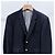 Thom Browne Wool Twill Classic Suit Navy - view 2