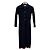 Thom Browne Abito lungo in cotone da donna Navy
