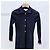 Thom Browne Abito lungo in cotone da donna Navy - vista 2