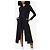 Thom Browne Abito lungo in cotone da donna Navy - vista 7
