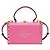 Valentino Borsa Tote Rockstud Box in pelle rosa