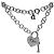 Dior Bracelete de Prata com Cadeado de Coração e Chave em Zircónia - vista 3