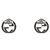 Gucci Pendientes Entrelazados de Plata - vista 3