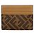 Fendi FF Logo Kartenetui Braun Canvas - Ansicht 3