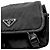 Prada Borsa a tracolla messenger in Re-Nylon nera - vista 8