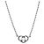 Gucci Collana in argento con cuori intrecciati - vista 2