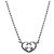 Gucci Collana in argento con cuori intrecciati - vista 2