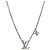Collana Louis Vuitton Iconic Argento Metallo