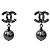 Chanel Perlenohrringe Silber