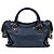 Balenciaga Borsa Motor City Mini Edge Navy - vista 3