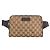 Bolso cinturón Gucci Jacquard marrón