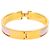 Bracciale Hermès Click H Rosa e Oro - vista 3