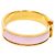 Bracciale Hermès Click H Rosa e Oro - vista 4