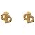 Dior Pendientes Cubic CD Gold
