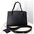 Prada Borsa a spalla Tote Monochrome in Saffiano Nera - vista 3